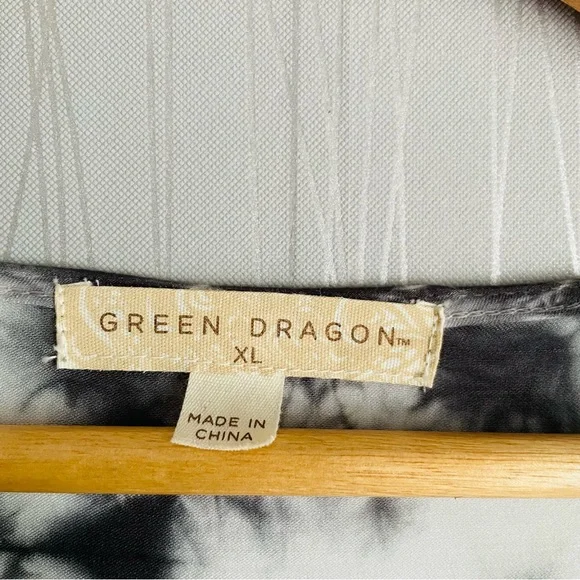 Green Envelope Kimono Sleeve Romper Women’s size XL - Picture 4 of 7